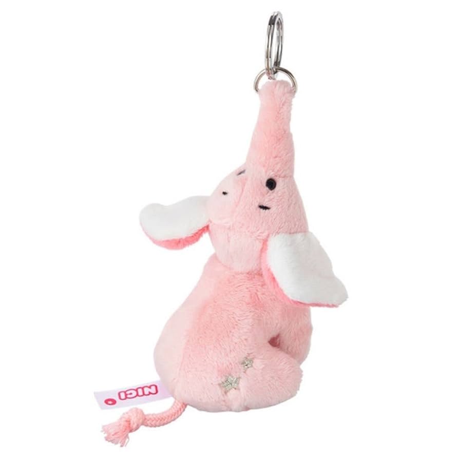 Amazon.co.jp: NICI ニキ キーリング ピンク エレファント 限定